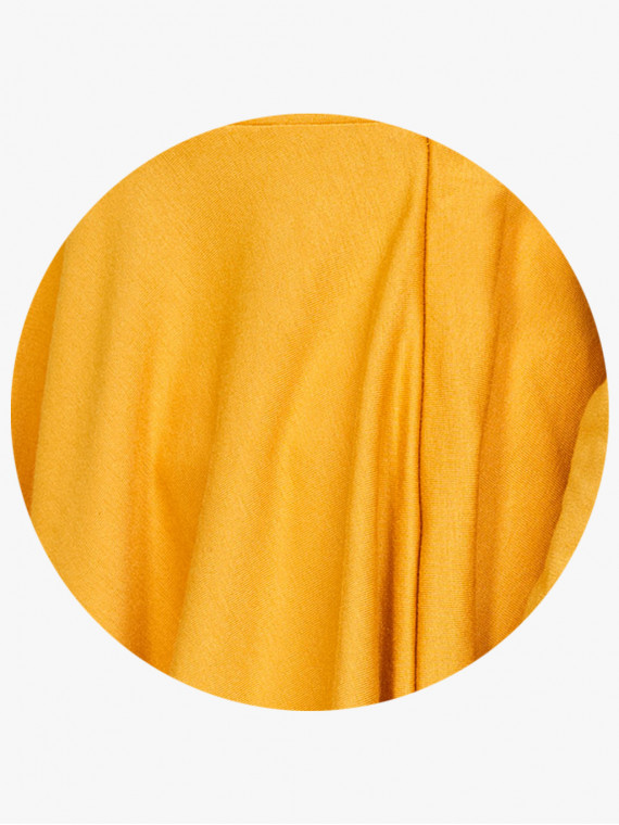 Round Neck Yellow T-Shirt