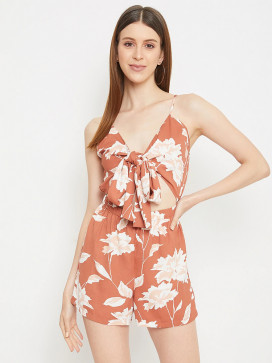 Print Off-Shoulder Dress