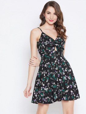 Pleated Bustier Maxi Dress